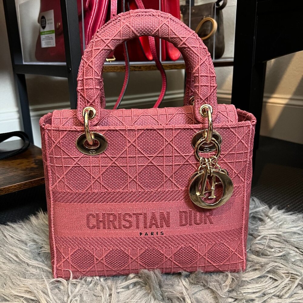 Christian Dior Medium Cannage Lady D-Lite Bag